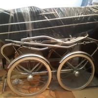 carrozzina Martinelli anni 60 blu