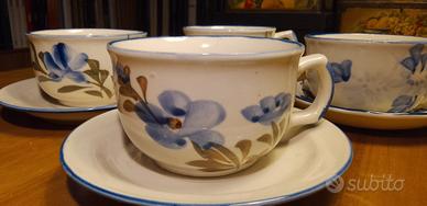 Tazze in porcellana dipinte a mano