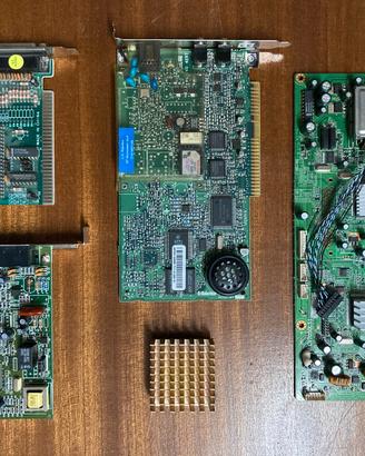 Schede elettriche pc vintage