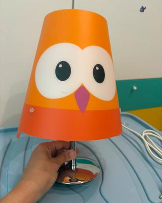 Lampada da Comodino Gufo Arancione – Leroy Merlin