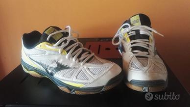 Mizuno wave hurricane store 2 uomo giallo