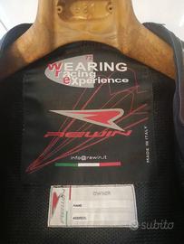 Tuta moto Rewin da uomo