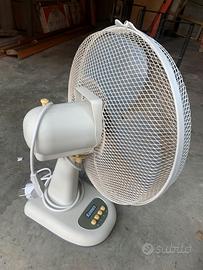 Lotto due ventilatori da tavolo
