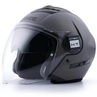 Casco jet Blauer REAL MONOCHROME Titanio Opaco