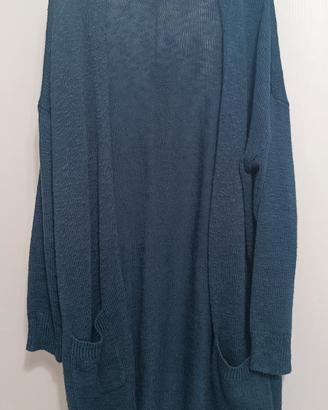Cardigan donna ESPRIT blu petrolio comodo