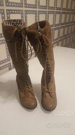 Stivali imbottiti in pelle