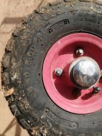 ruote per carello porta pacchi 