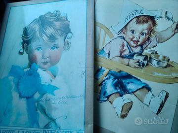 insegne nestle' infanzia vintage