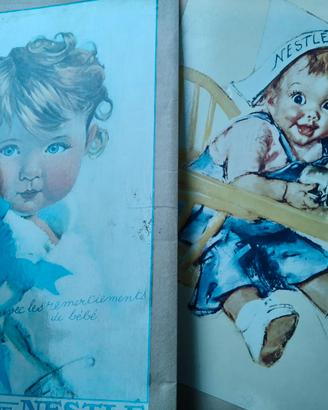 insegne nestle' infanzia vintage