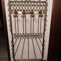 Attaccapanni da parete in ottone