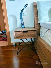 Comodini legno e metallo 