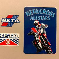 Adesivi stickers Moto Beta cross vintage