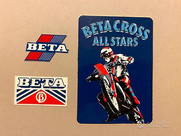 Adesivi stickers Moto Beta cross vintage