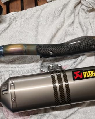 scarico completo akrapovic 
