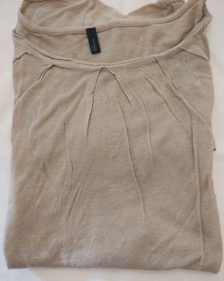 Maglia colore Beige Benetton Taglia M