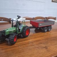 trattore fendt con rimorchio giocattolo