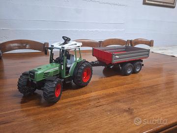 trattore fendt con rimorchio giocattolo
