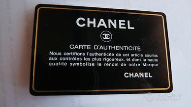 Chanel garanzia  originale