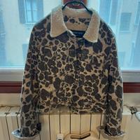 GIUBBINO, JEANS LEOPARDATO