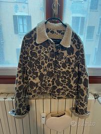 GIUBBINO, JEANS LEOPARDATO