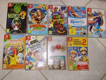 sport Mario party Pokémon Nintendo switch