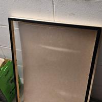 cornice espositiva legno