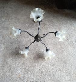 lampadario stile liberty