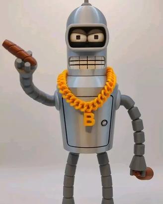 Action Figure Bender Futurama 28cm Nuovo