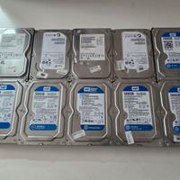 Lotto HDD Hard Disk 10 dischi 500Gb SATA 3,5