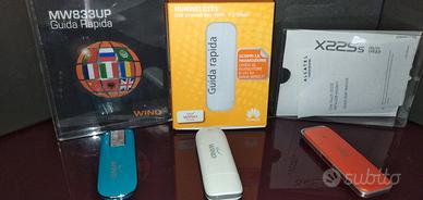 Lotto 3 Chiavette Internet USB 3G Wind 