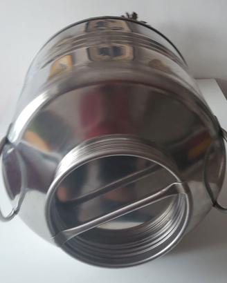 CONTENITORE ACCIAIO INOX PER OLIO