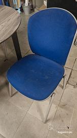Sedia da ufficio blu