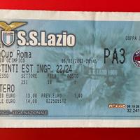 Biglietto Coppa Italia Lazio Roma