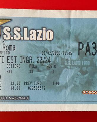 Biglietto Coppa Italia Lazio Roma