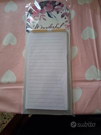 block notes colorato