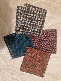 sciarpette vintage e fazzolettini da taschino 