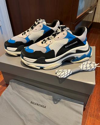 Balenciaga Triple S Black/Blue (come nuove)
