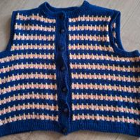 Gilet artigianale donna in lana morbida 46/48