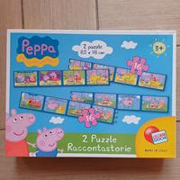 Lisciani puzzle doppio raccontastoria Peppa Pig 3+