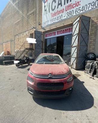 Ricambi Citroen C3 1.6 diesel 75cv del 2017