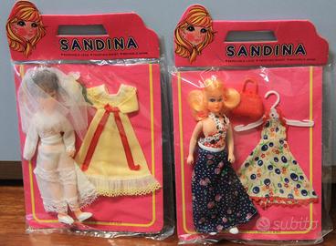 Bambola Sandina vintage anni 70 lotto