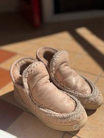 stivaletti mou eskimo sneaker rosa perlato