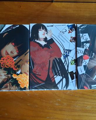 Manga Kakegurui. Volumi 1,2 3