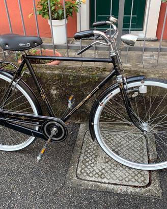 Bici uomo nera freni a bacchetta perfetta