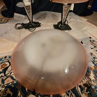 plafoniera + 2 lampade  vetro di Murano 