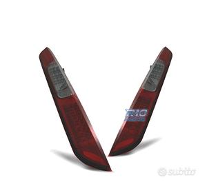 FANALI PER FORD FOCUS MK2 08-11 LED ROSSO AFFUMICA