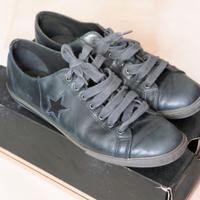 Scarpe Converse pelle 43| sneakers uomo | blu