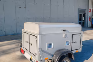 carrello per cani da caccia