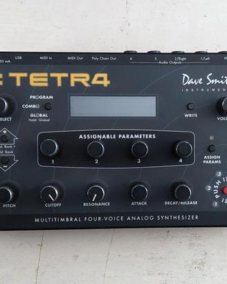 Dave Smith DSI Tetra Analog poly Sintetizzatore