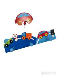Appendini per bambini motivo macchina